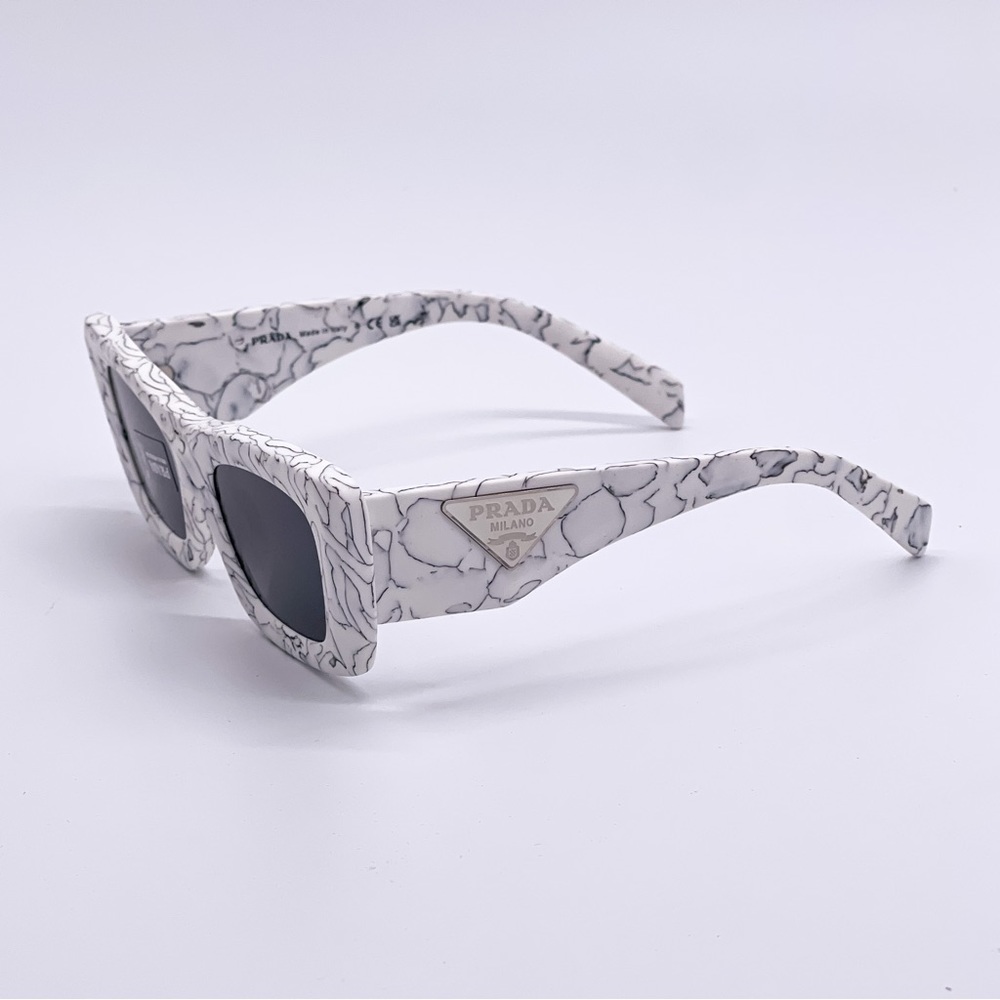 NEW PRADA CAT EYE SUNGLASSES SPR 13Z 17D5S0 PRADA PR13ZS NEW PR 13ZS WHITE - Picture 7 of 15
